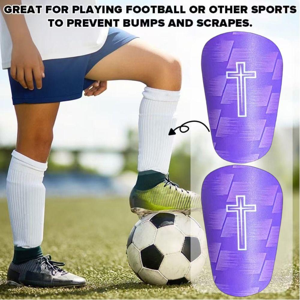 1 Pair Comfortable Soccer Shin Guards Lightweight Protective Equipment Professional Shin Pads  Youth