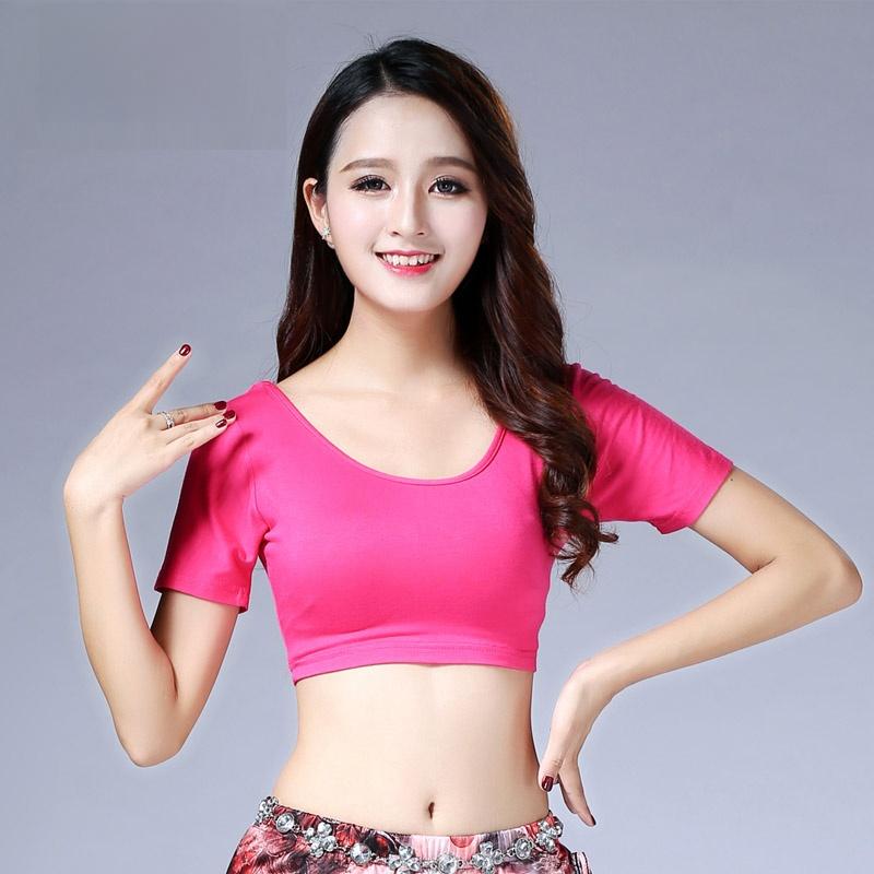 

Modale Dance Practice Uniform Top Women s Short Sleeve Belly Dance Yoga Fitness Sportswear New 2023 Modale Dancewear M