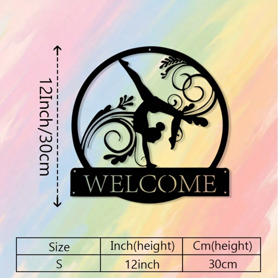 Witch Broom Cat Metal Wall Art Gothic Silhouette Halloween Christmas Home Decor Gift TY9779-01