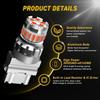 3157 CANBUS Red LED Brake Stop Signal Tail Light Bulbs For Ford F-150 F-250 USEA