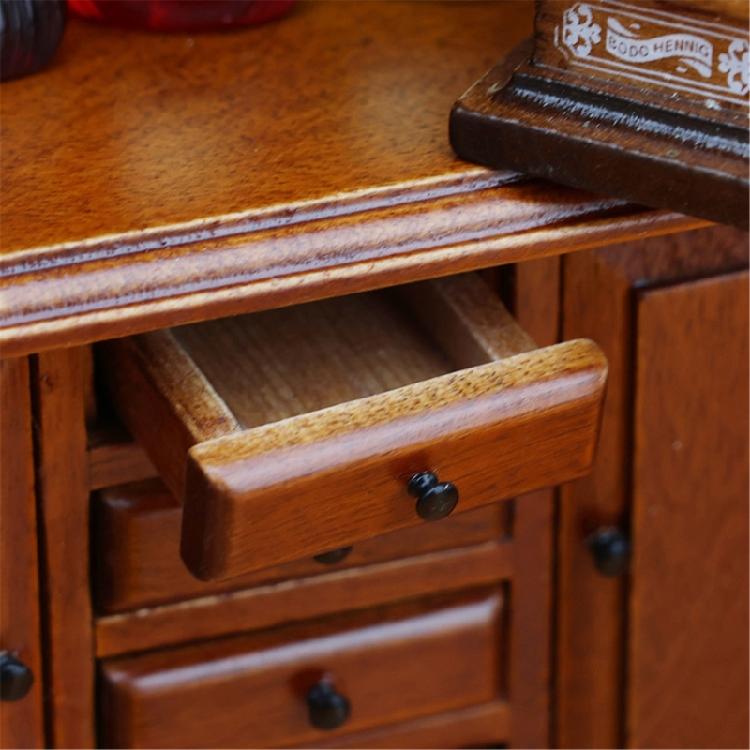Miniature Wooden Cabinet Model For Dollhouses Accessories DIY Craft Project Bedroom Living Room Tiny House Scene Decoration