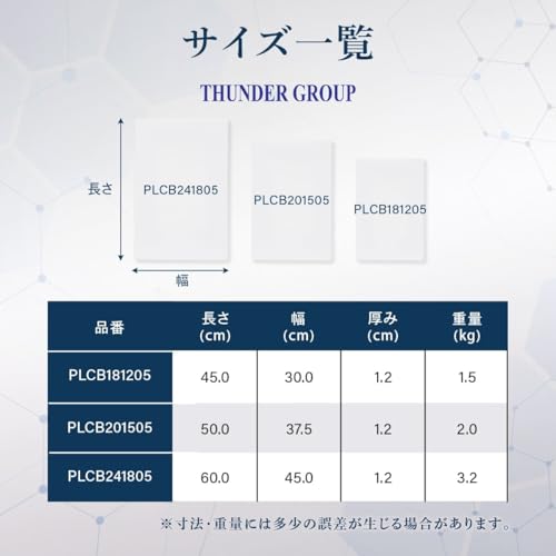 Thunder Group color cutting board 60451.2cm large dishwasher safe commercial use blue PLCB241805BU