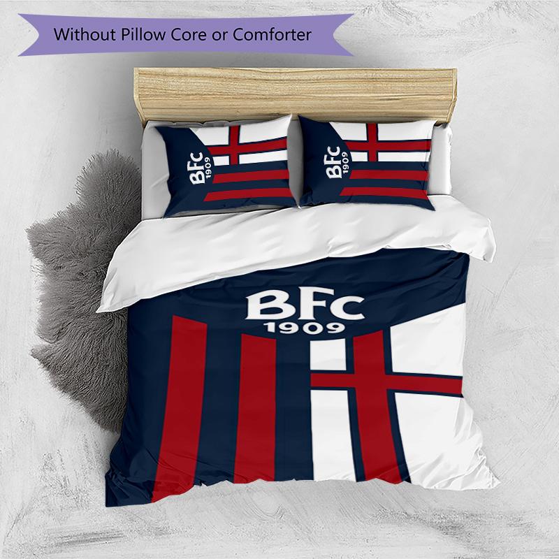 BFC 3pcs Bedding Set Duvet Cover Closure Includes 1 Duvet Cover & 2 Pillowcases for All Seasons Bedroom Home Dorm Decor