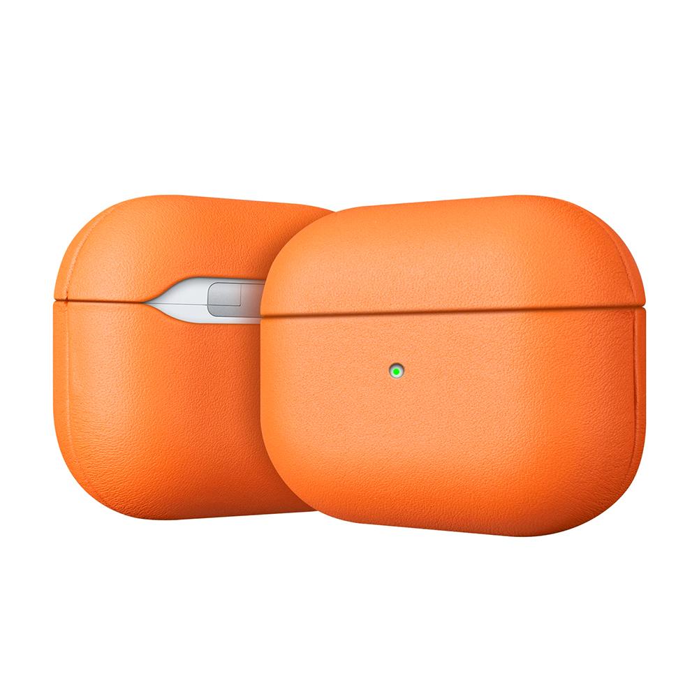 Genuine Leather Case for AirPods Pro 3 Full Protective Cover Scratch Resistant Lining Wireless Charging Compatible