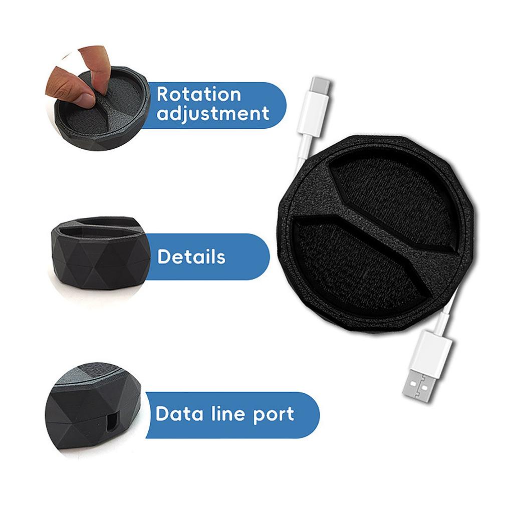 Charger Cord , Plastic Cable Management Box, Break Earphone Storage Case