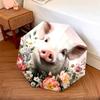Pink Piglet Pattern, Automatic Folding Umbrella, Portable and Foldable Design, 8 Ribs, a Christmas or Birthday Gift.
