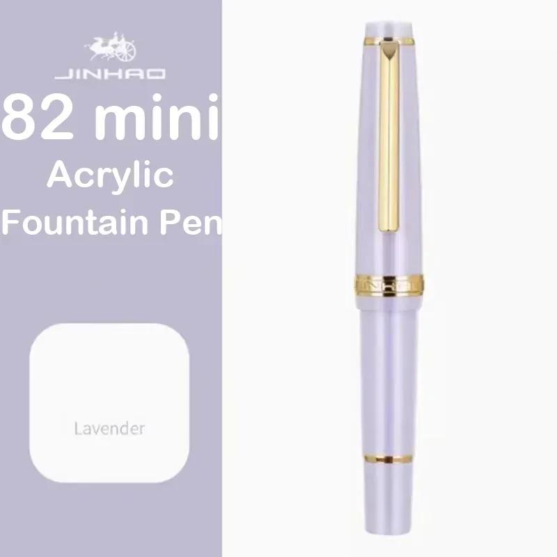 JINHAO 82 Mini Cute Short Portable Fountain Pen Calligraphy Practice Writing Business Pen Office School Supplies Stationery