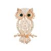 2025 New Fashion Enamel Oil Dropper Zircon Inlay Double Heads Brooch Pin for Women Men Suit Cardigan Charm Cute Jewelry Gifts