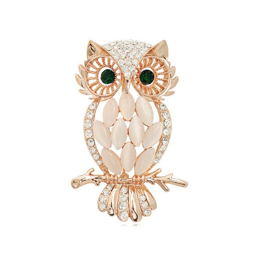 2025 New Fashion Enamel Oil Dropper Zircon Inlay Double Heads Brooch Pin for Women Men Suit Cardigan Charm Cute Jewelry Gifts
