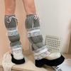 Lolitas Leg Warmer Y2K Knitted Leg Sleeves Goth Baggy Cuffs Ankle Heap Socks JK Uniform Foot Cover Lace Frilly Leg Socks