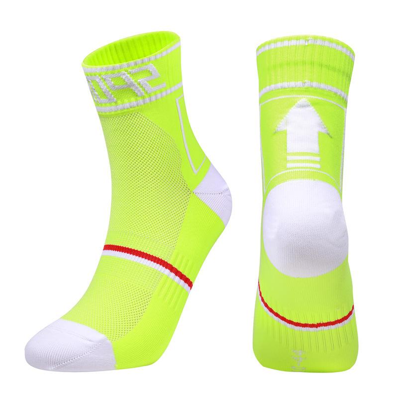 Professional Sport Cycling Socks Men/Women Breathable Running Marathon Outdoor Fitness Travelling Walking Crew Socks