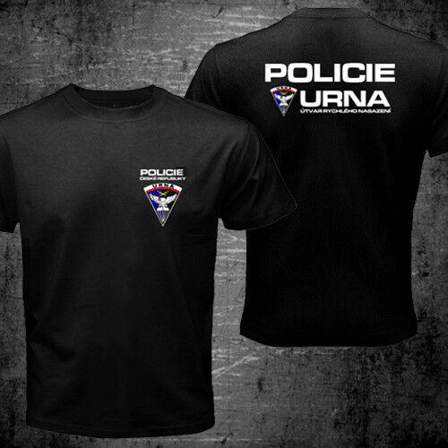 

New URNA Czech Republic Tactical Anti Terrorist Military Men T-Shirt Short Sleeve Casual Cotton O-Neck Summer Mens T Shirts M