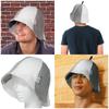 Sauna Hat Imabari Towel Tulip Washable Sauna Cap Towel Fabric Imabari Sauna Hat Made In Japan X [Imabari Sauna] Men's Women's (White Gray)