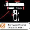 TPU Transparent Protective Film For Hyundai Elantra 2025 2024  Car Interior Central Control Navigation Accessories Sticker
