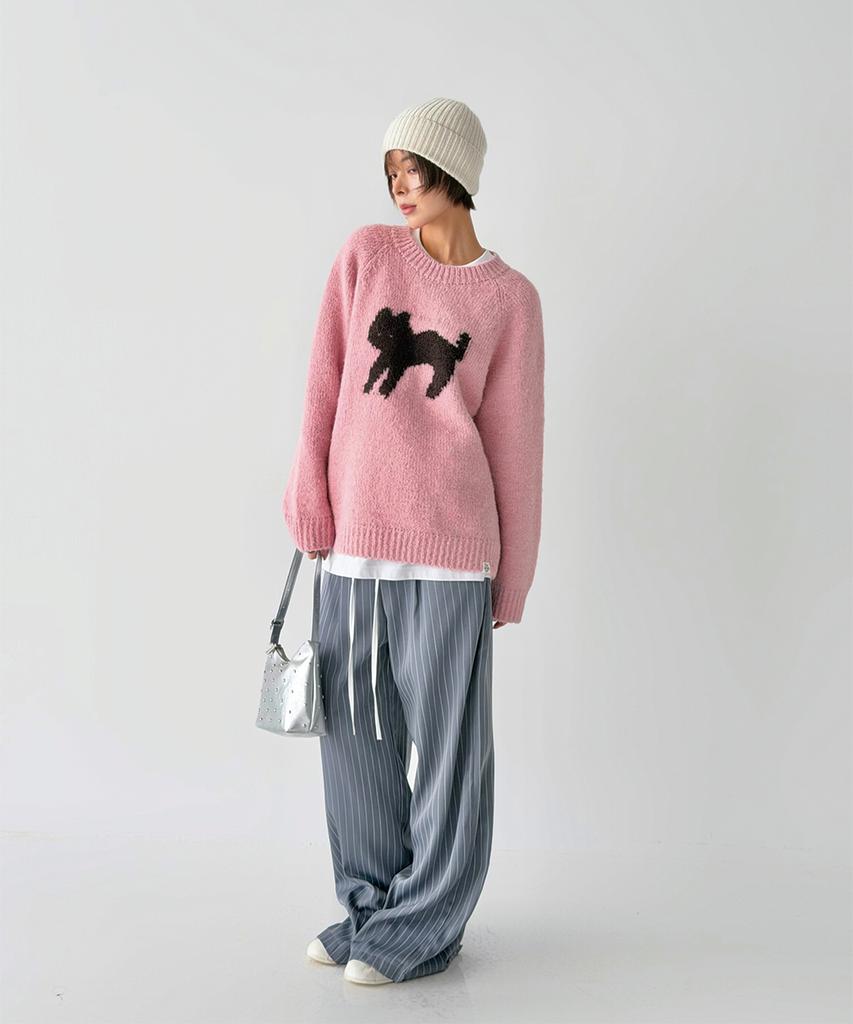 THE GREEN LAB Double Waist Stripe Slacks [Gray]