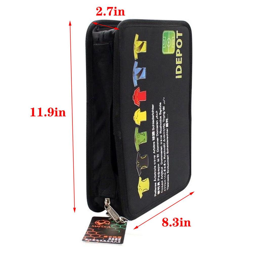 Soccer Referee Accessory Bag Durable Lightweight Carrying Gear Storage for