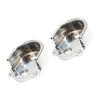 Pack of 2 Rail Mount Closet Clothes Tube Holder Rail End Support Holder Closet Rail Mount Simple Install for Clothes