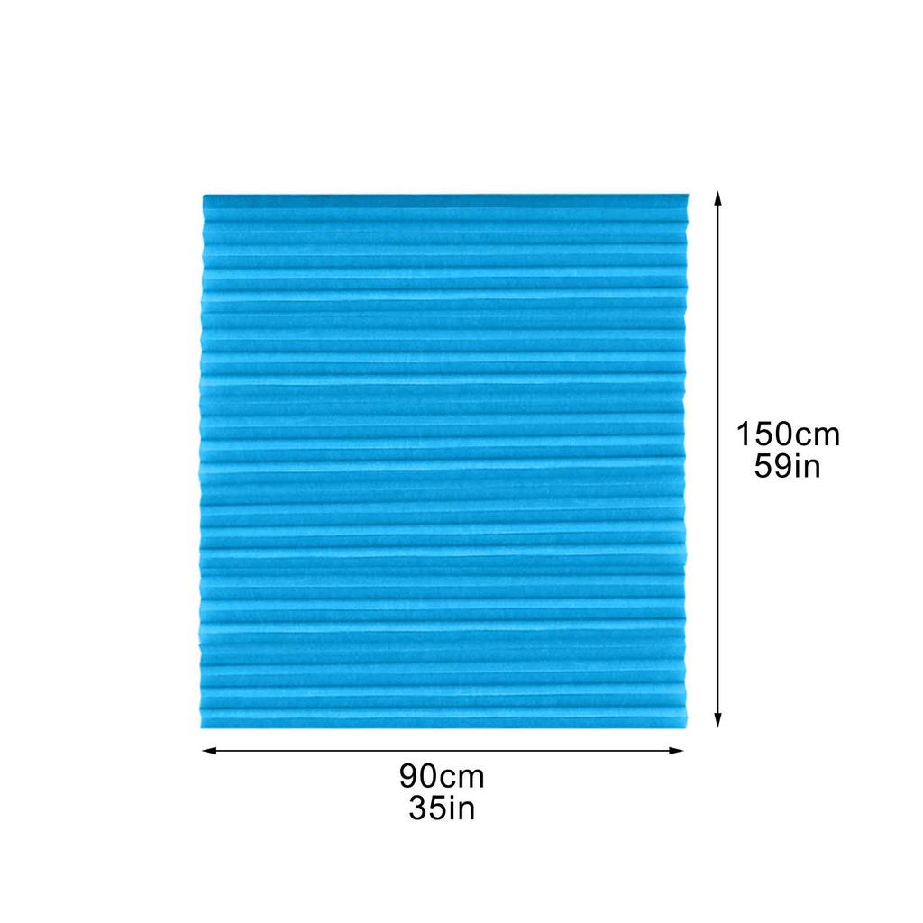 Easy To Install Light Filtering Pleated Paper Shades For Window Temporary And Portable Blinds Roman Curtain 90x150cm