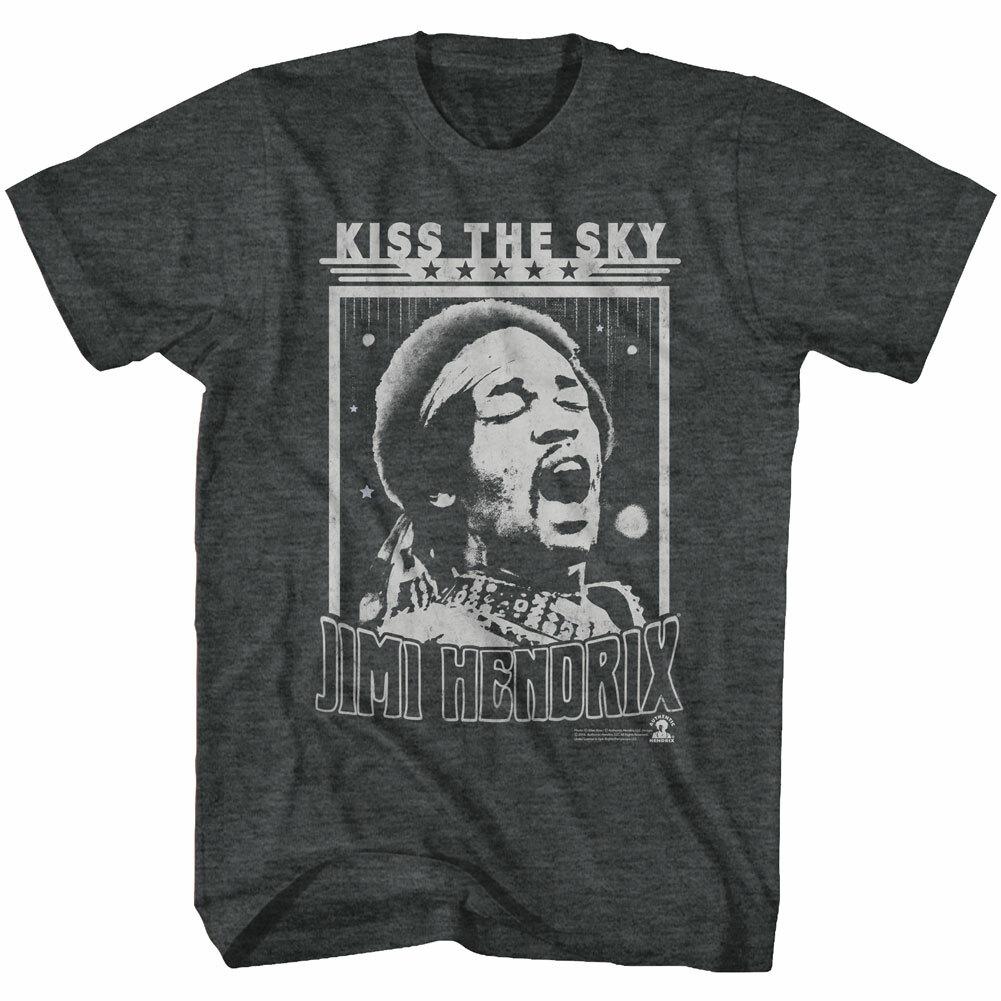 Jimi Hendrix Drawing Kiss The Sky Men T Shirt Rock Music Merch M