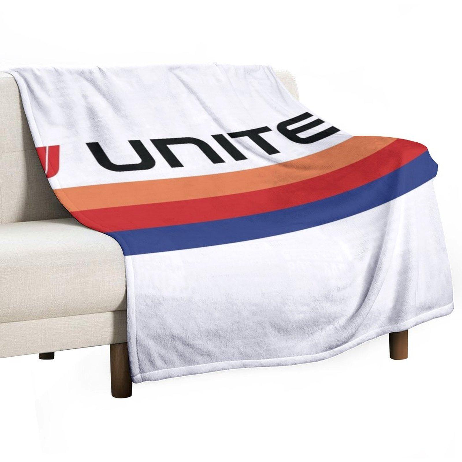 United Airlines Saul Bass Livery Throw Blanket Bed linens Blankets Sofas Of Decoration Quilt Stuffeds Blankets 30x40in