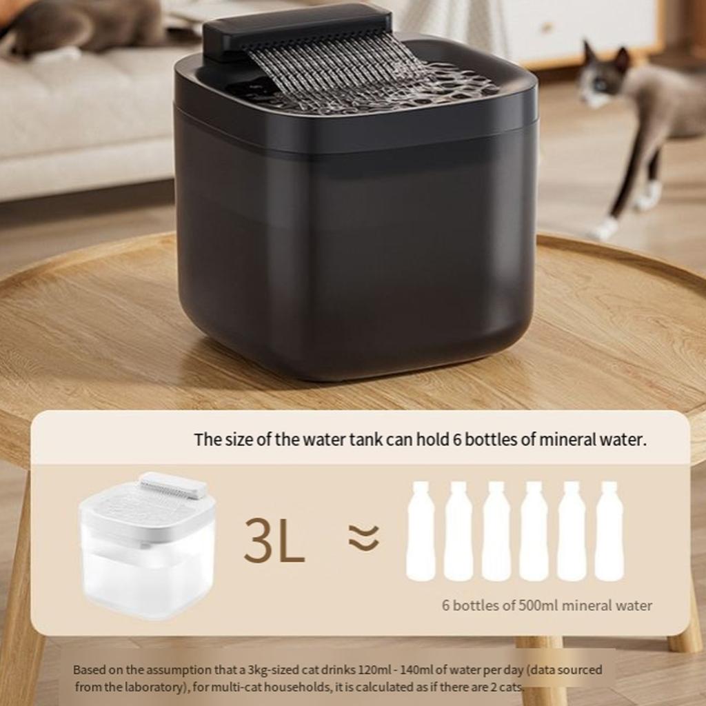 Cats Water Fountains Dogs Water Dispenser Big Capacity Super Mute Automatic Low Noise Waterer