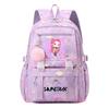 Anime K-Pop Demon Hunters Printed Backpack Large Capacity Bookbag Student Boy Girl Schoolbag Outdoor Large Capacity Waterproof Laptop Travel Bag