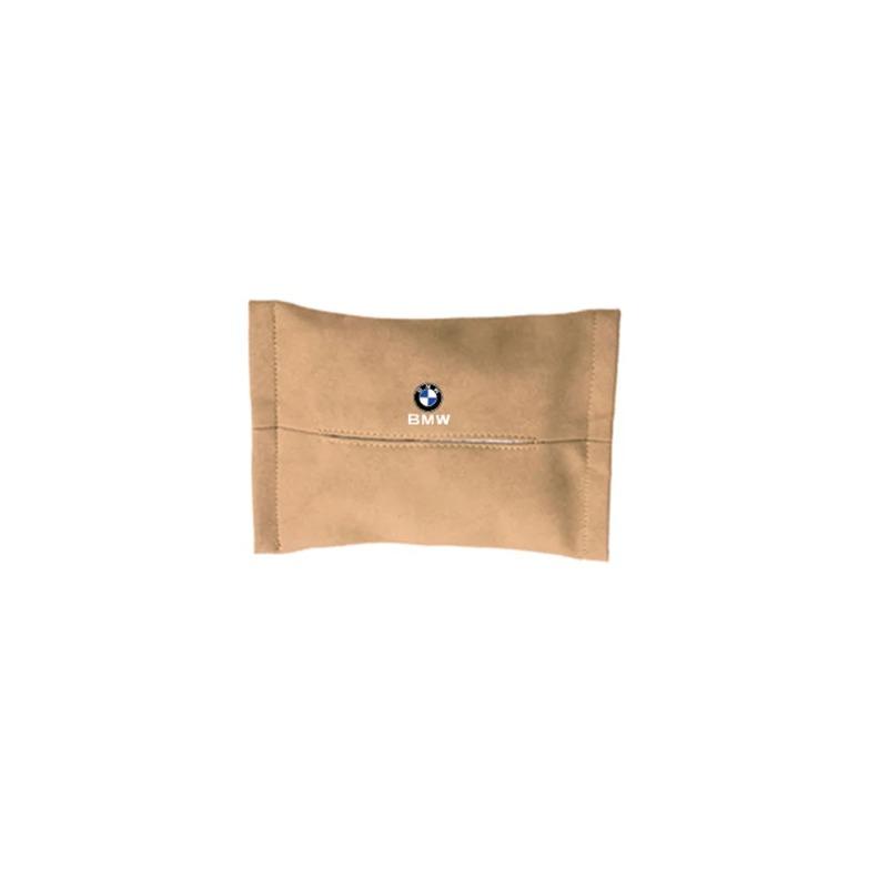 1pc Car Tissue Box Suede Sun Visor Seat Back Hanging Bag For BMW M E46 E90 E60 F30 E39 F10 E87 E36 F20 E92 Serie 1 BT21 G20 X1