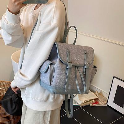 Large Capacity Backpack New Fashion Lightweight Commuter Bag Niche Versatile Casual Portable Small Backpack