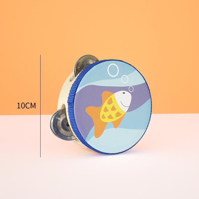 Wooden Tambourine for Early Childhood Music and Dance