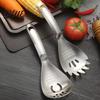 Multifunctionele Roestvrijstalen Wrijflepel Lepel Keukengadget Knoflook Gember Gadget voor Aardappelpuree Puree/Eierscheiding/Afgieten