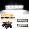 2Pcs 72W Car Work Light LED Bar 4x4 24 LED Worklight Bar Excavator 12-60V Led Combo Beam for Offroad SUV ATV Tractor Boat Trucks