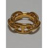 Used HERMES Chaine d'Ancre Scarf Ring Gold Scarf Holder