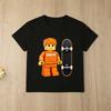 Boys Roblox Gamer TShirt Skateboard Cartoon Graphic Tee Kids Casual Cotton Short Sleeve Summer Tops