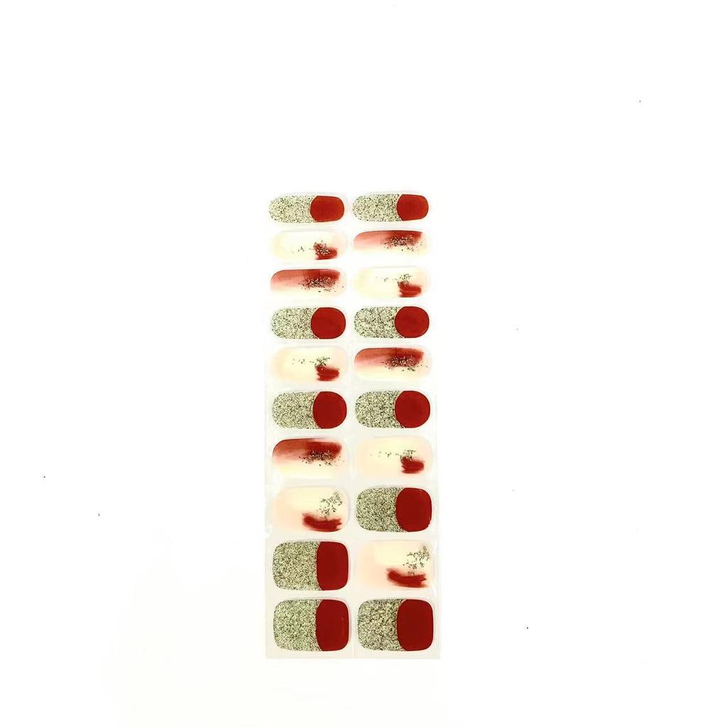 Phototherapy Semi-baked Nail Stickers Semi-cured Gel Manicure Stickers