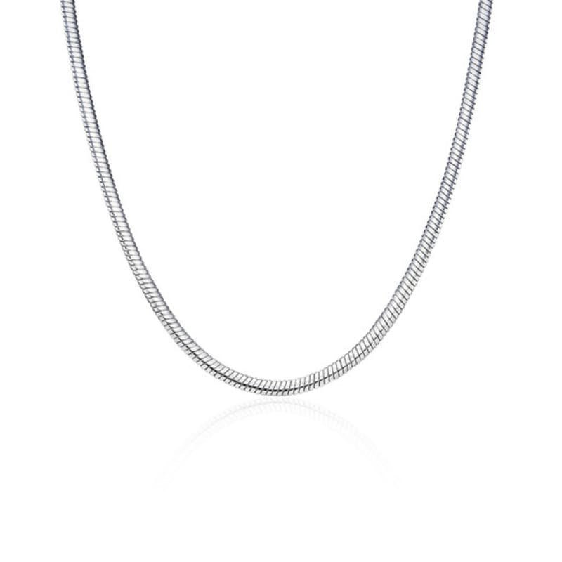Hyeres-lor Essence (W) Chevron Chain Necklace HL6N46636WB450