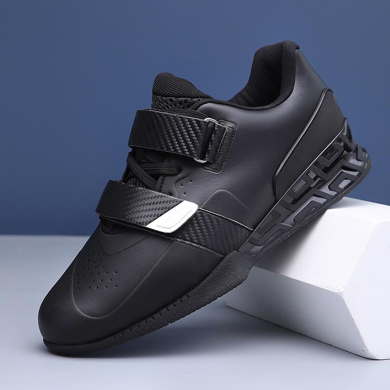 Scarpe da sollevamento pesi transfrontaliere: Scarpe da Fitness Indoor Professionali per Squat e Stacco da Terra per Powerlifting e Allenamento con Bilanciere
