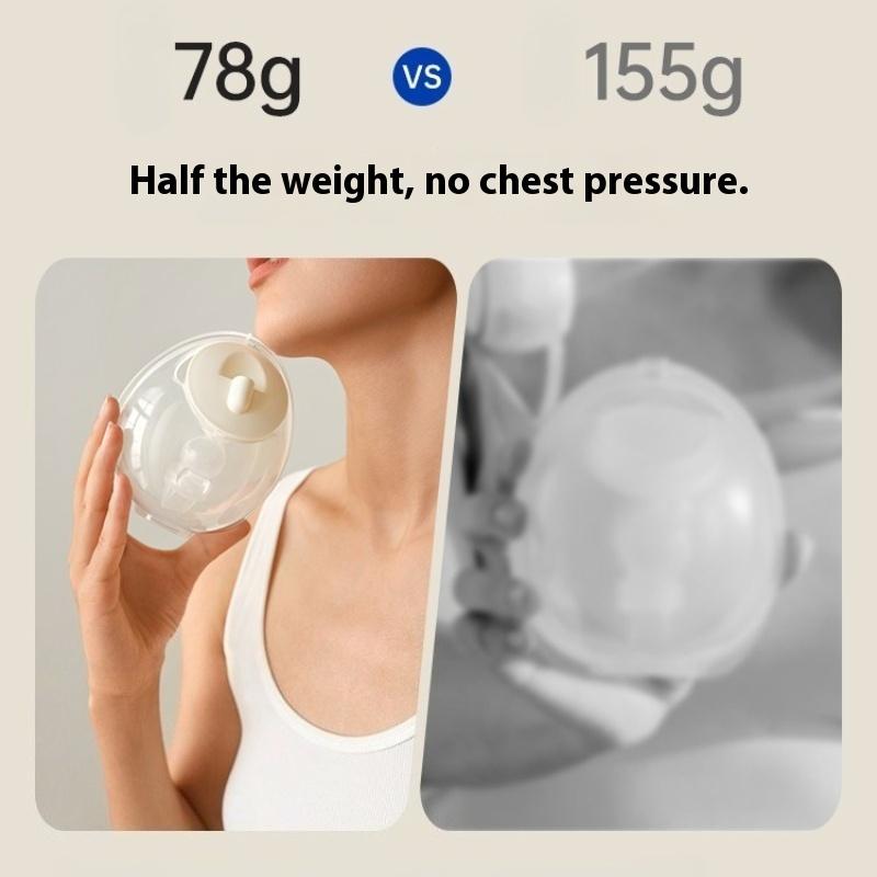 Hand-free Bilateral Electric Breast Pump Automatic Hot Compress Portable Neck Milker