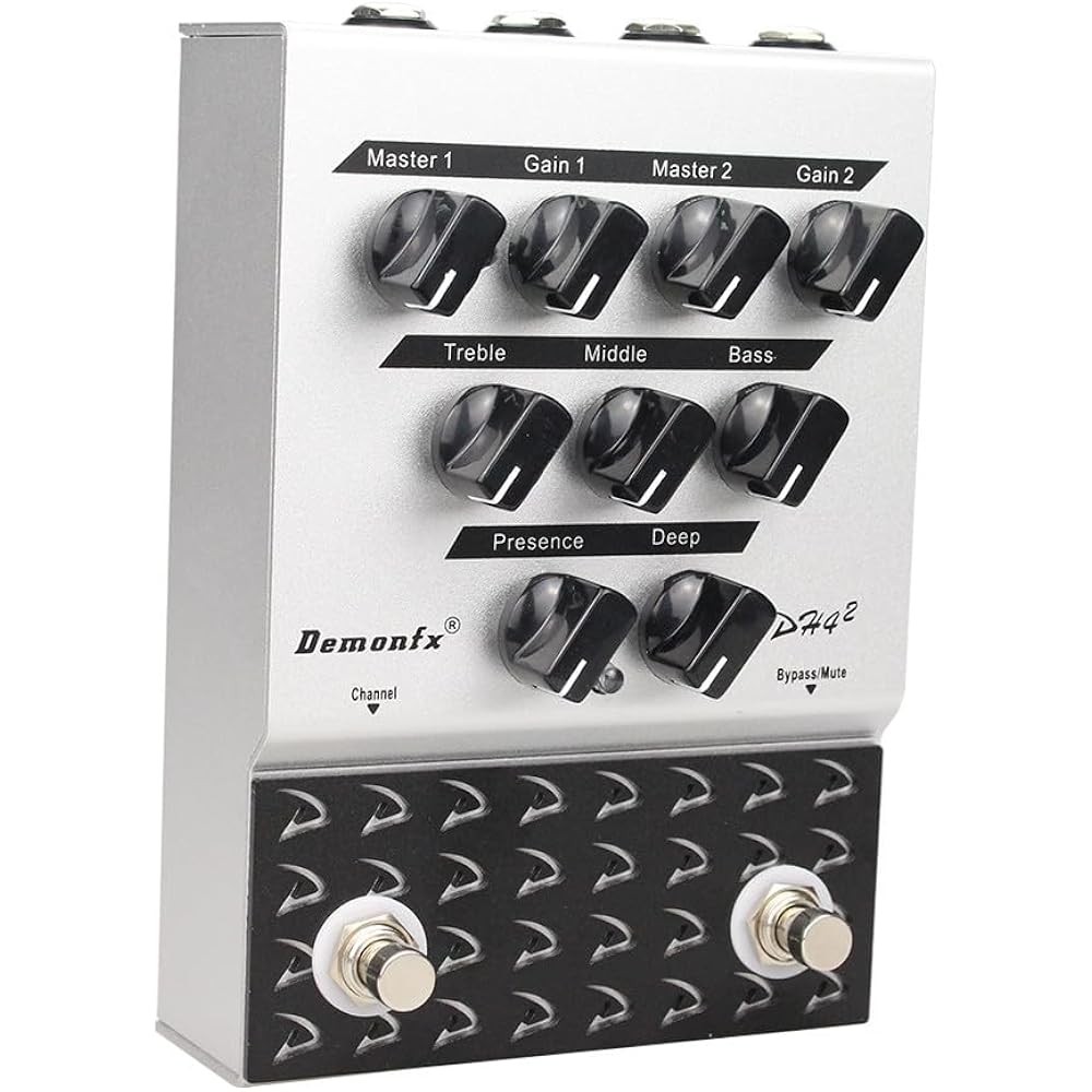 Demonfx DH4-2/OverDrive - Distortion Overdrive - Distortion High Gain Guitar Effect