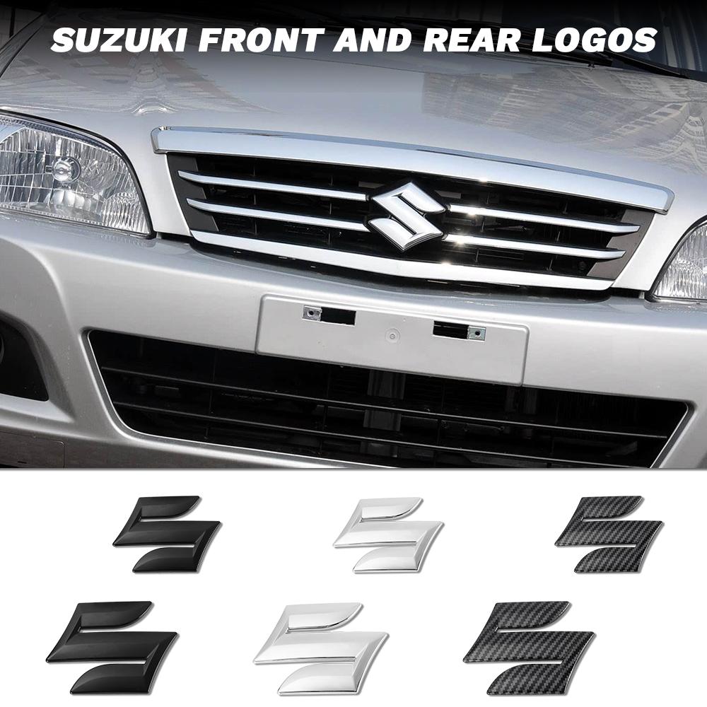 ABS Auto Frontgrill Abzeichen Logo Haube Vorne Hinten Emblem Aufkleber Zubehör Für Suzuki Ignis Jimny Swift SX4 Grand Vitara Samurai