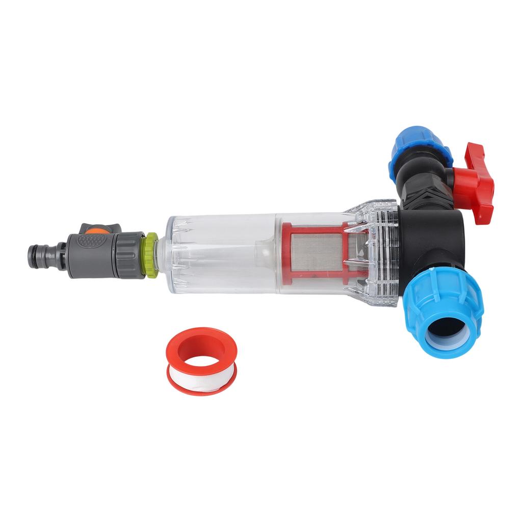 1pc 25/32mm PE Tube Quick Connector Valve Switch Fittings Tap Filter Water Valve For Outdoor Garden Farm Irrigation