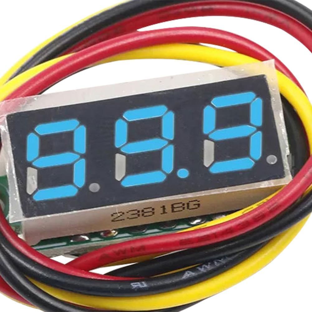 5/10PCS Digital Voltmeter DC 0-100V Mini Voltage Tester LED Screen Digital Voltage Tester Mini DC Voltmeter Measurement Tools