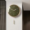 Nordic Luxury Pendulum Clocks Wall Home Decor Creative Metal Wall Clock Modern Gold Silent Watch Living Room Decoration Gift