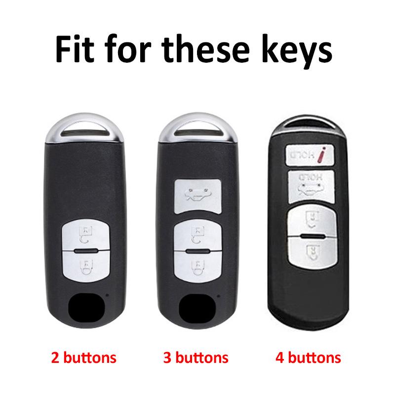 Fashion TPU Keyless Protector For Mazda 2 3 5 6 Axela Atenza MX5 CX-3 CX-4 CX-7 CX8 CX-5 CX-9 Demio Car Cover Fob Case Holder
