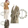 Premium Alloy Scarf Accessories Fashionable Large Buckle For Trench Coats