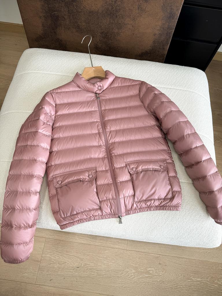 M home white goose down light down jacket women's short stand-up collar fashion casual ribs slim jacket jacket