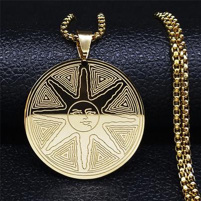 2024 Dark Souls Krieger des Sonnenlichts Solaire von Astora Sol Messing Gold Farbe Kette Halskette Amulett Frauen/Männer Schmuck