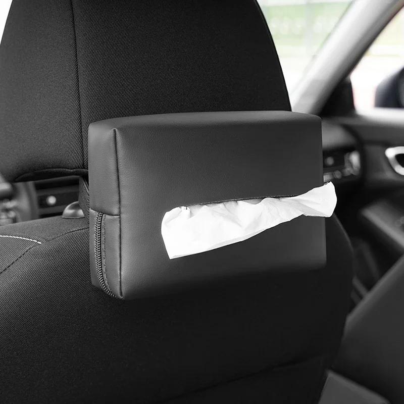 Car Tissue Box Seat Backrest Storage Solution