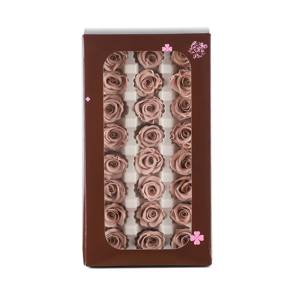 Eternal Flower Gift Box Set 2-6cm Handmade Rose Decorative Flowers, DIY Gift Flower Box