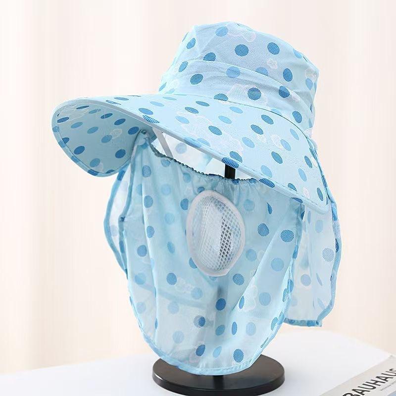Cappello da Sole Estivo per la Raccolta del Tè Cappello Parasole Maschera Facciale da Donna Protezione UV Cappello da Sole da Uomo per Ciclismo Lavoro Modelli da Donna