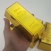 Simulation Golden Brick Paperweight Bullion Bar Office Accessory Fake Gold Bar  Novelty Gift